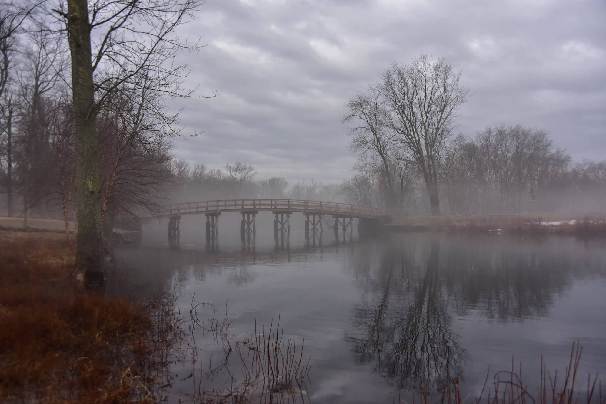Bridge in fog