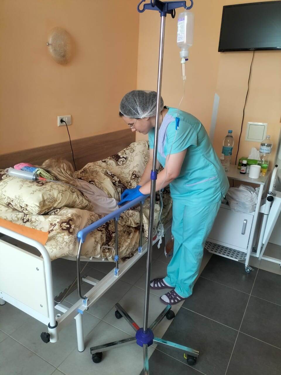Ukrainian Nurse with Mother 1