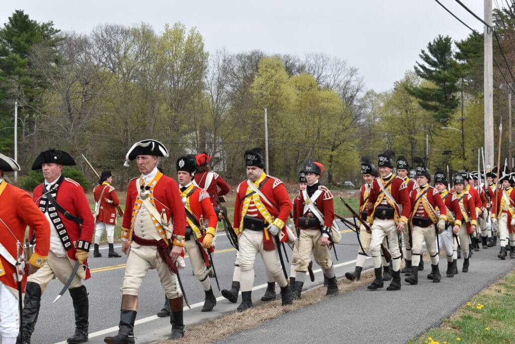 BF redcoats on road