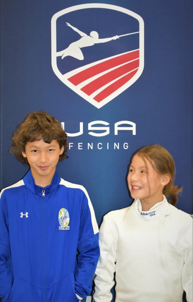 fencing Harrison and Iona Summer Nationals