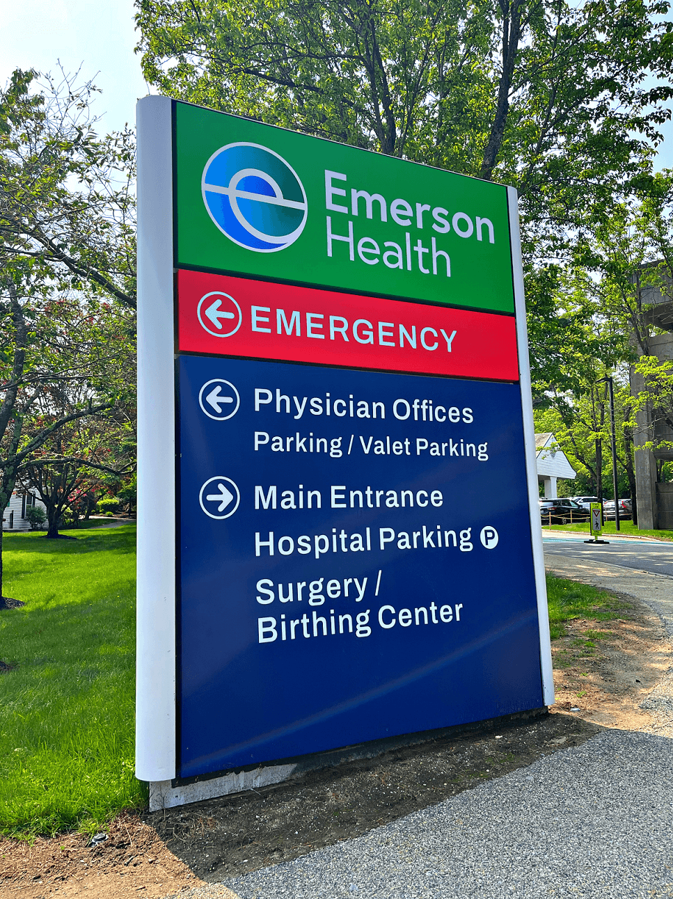Emerson Health main campus sign
