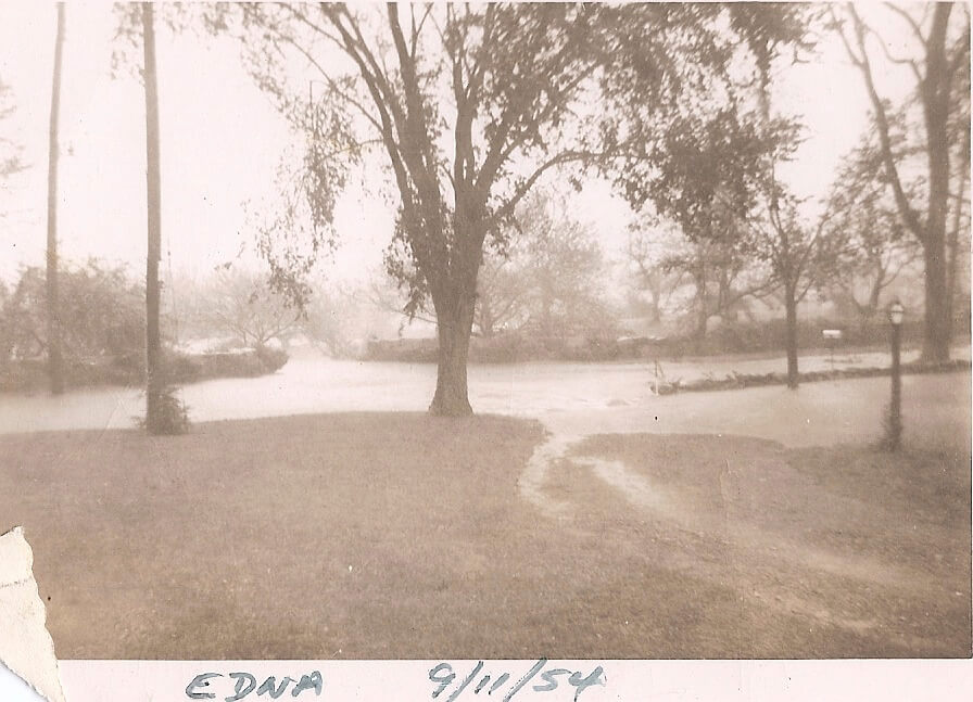 FEATURE FLOOD Hurricane Edna 1954